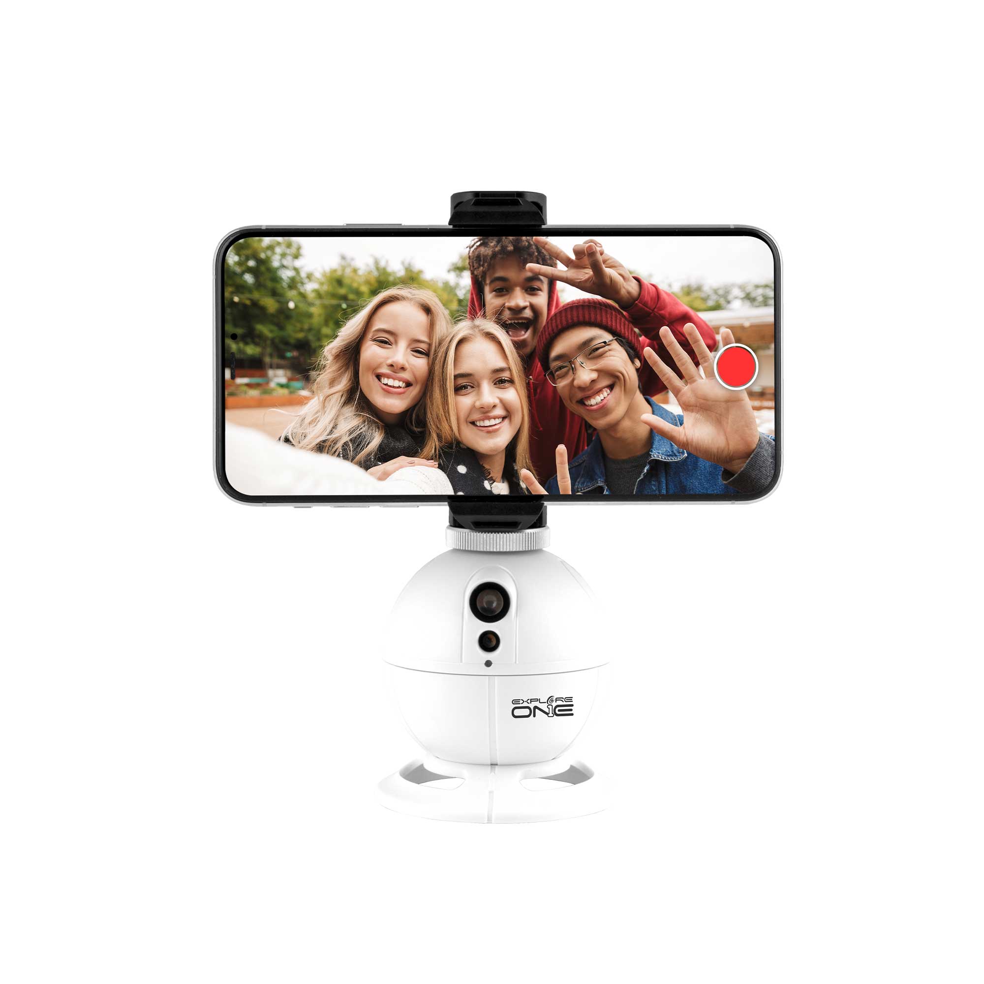 媒体舱 360 度旋转自动追踪支架