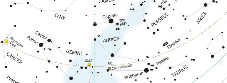 Auriga Constellation: Visit the Galactic Anticenter!