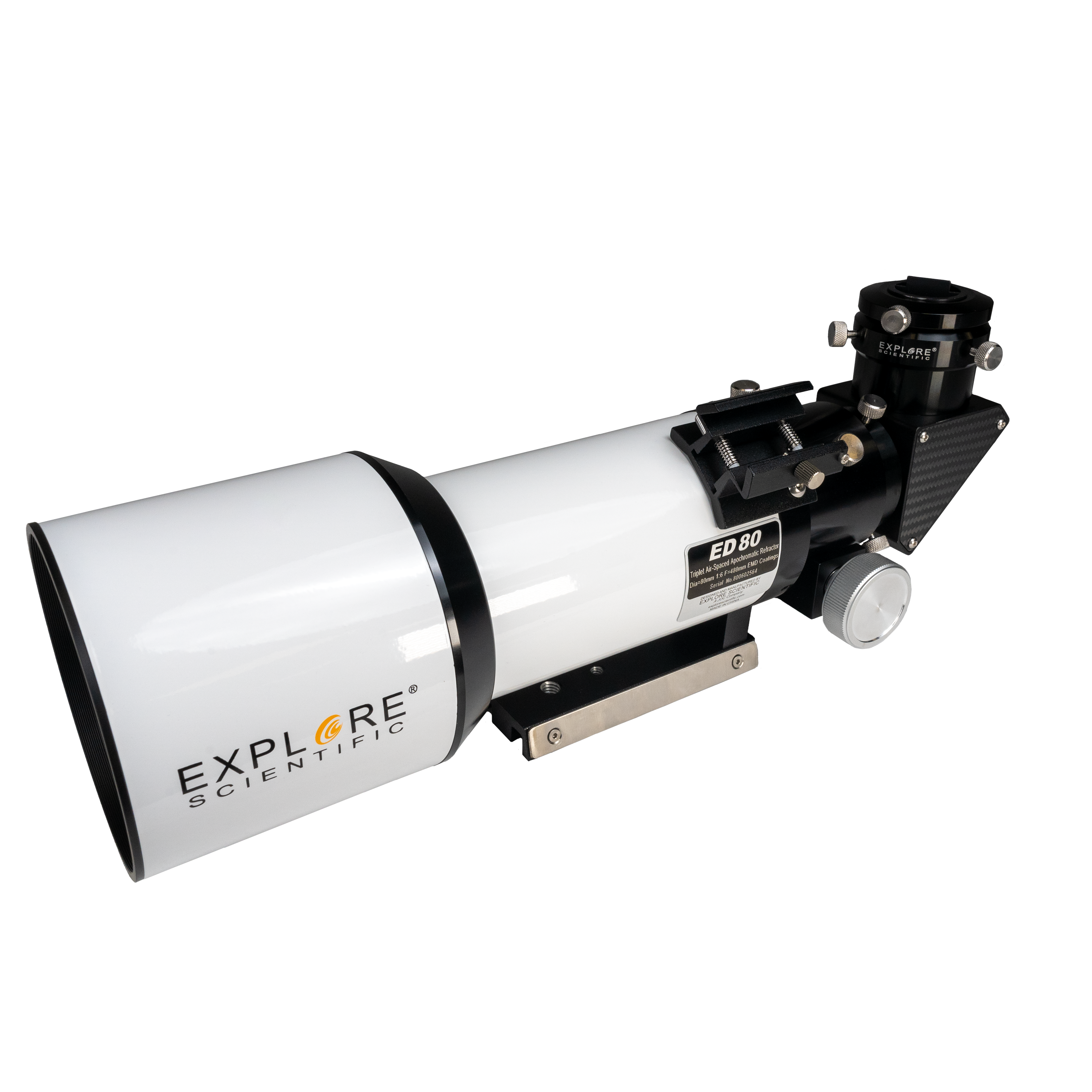 ED80 Essential Series Air-Spaced Triplet Refractor Telescope with Field Flattener